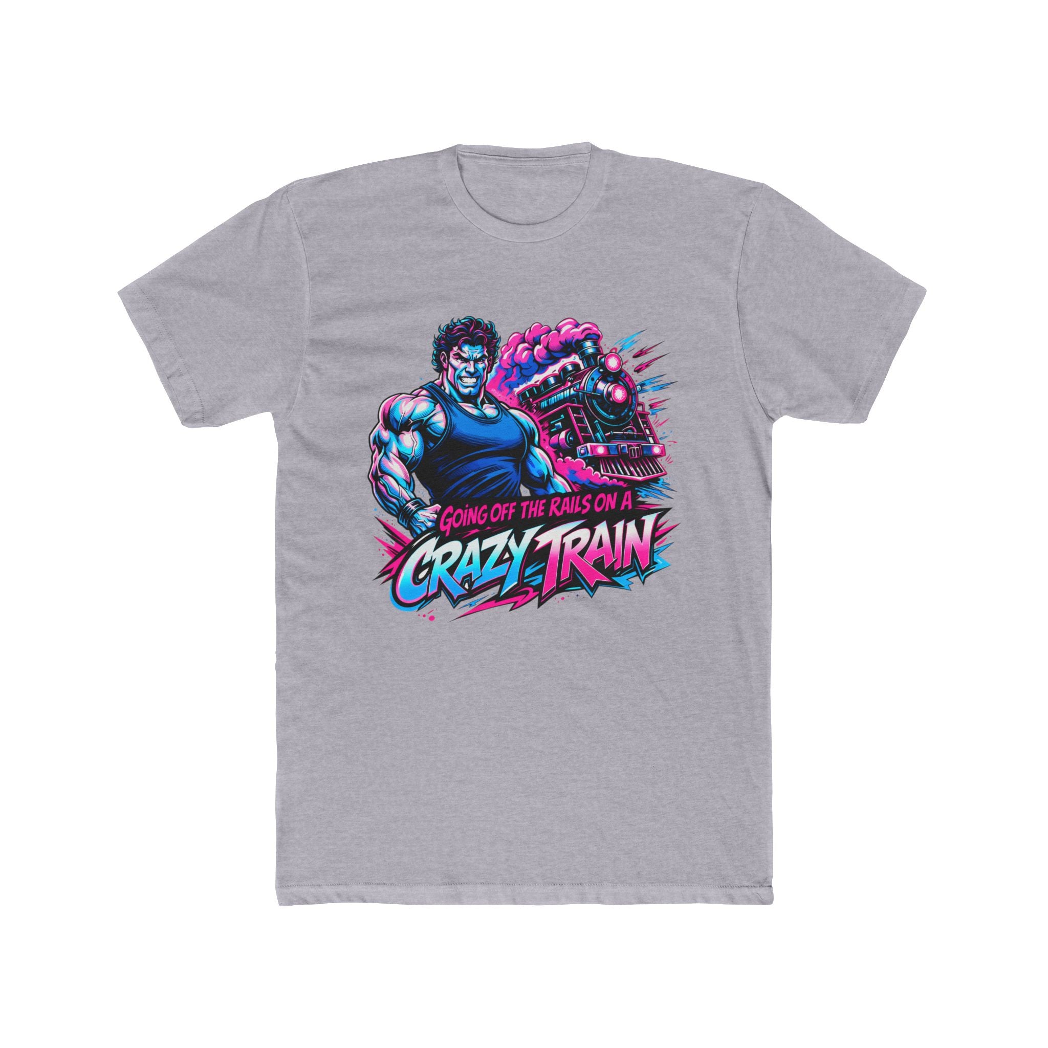"Going Off The Rails" Retro Muscle Shirt