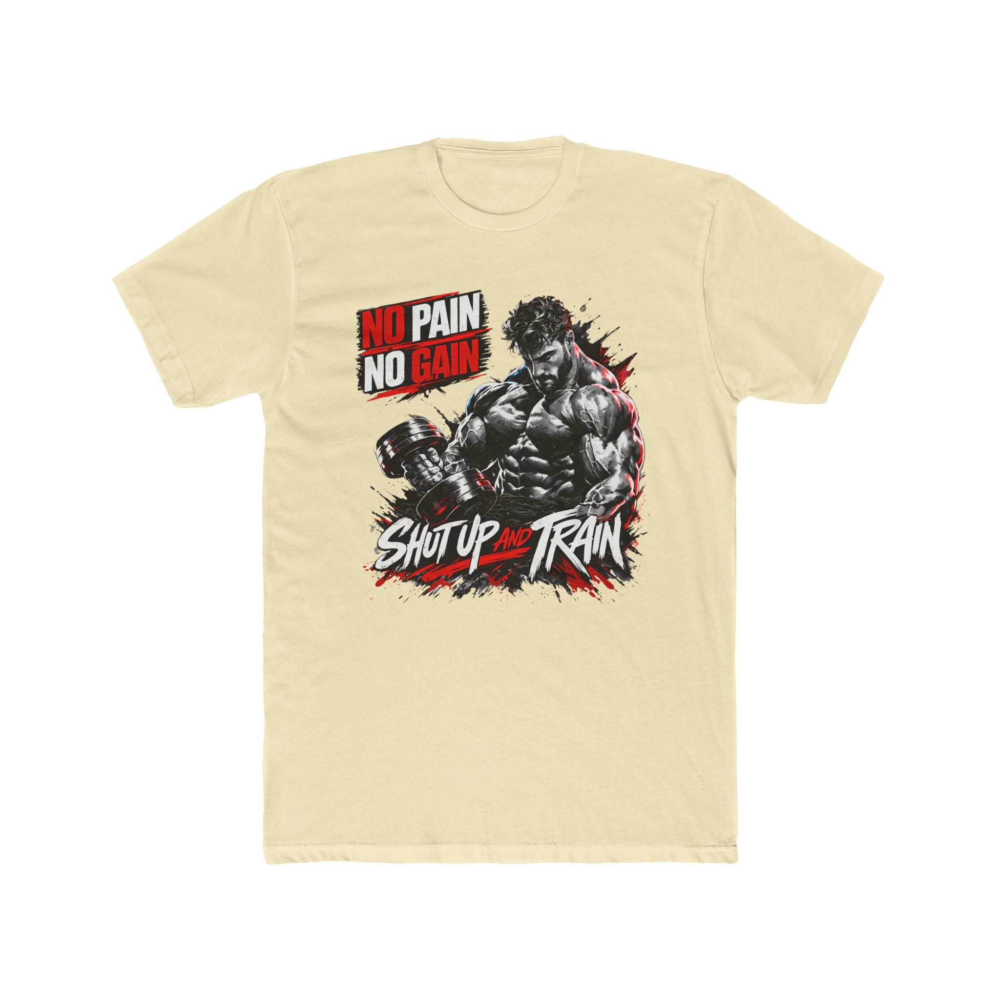 No Pain No Gain "Shut Up and Train" Gym T-Shirt