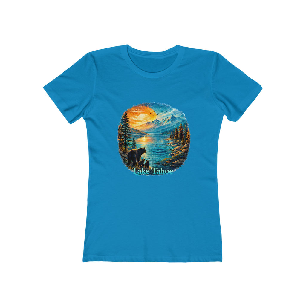 Lake Tahoe Scenic Tee — Women's Boyfriend-Style