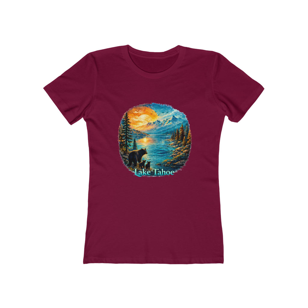 Lake Tahoe Scenic Tee — Women's Boyfriend-Style