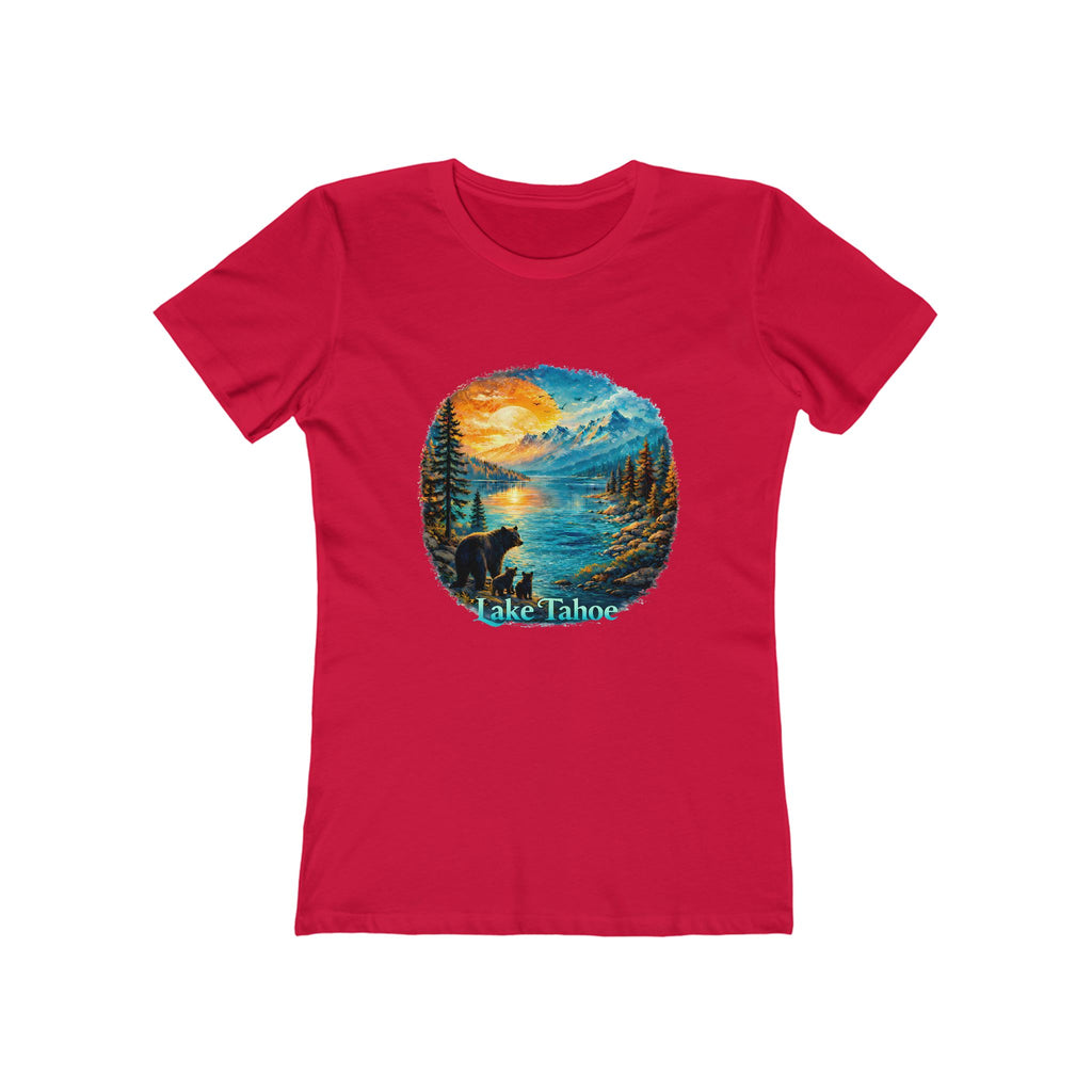 Lake Tahoe Scenic Tee — Women's Boyfriend-Style