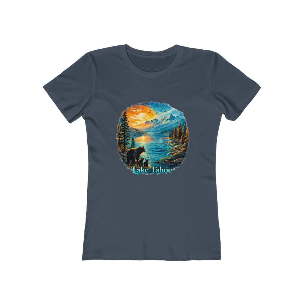 Lake Tahoe Scenic Tee — Women's Boyfriend-Style