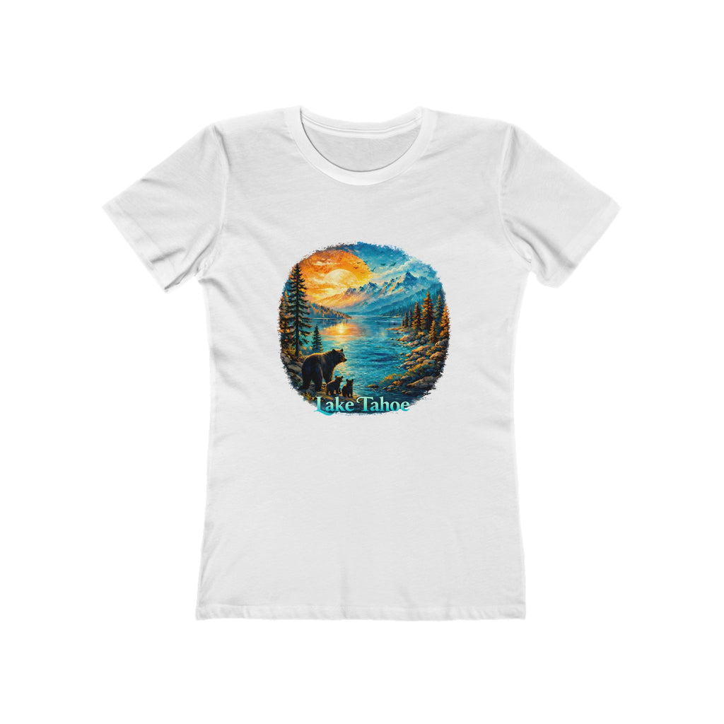 Lake Tahoe Scenic Tee — Women's Boyfriend-Style