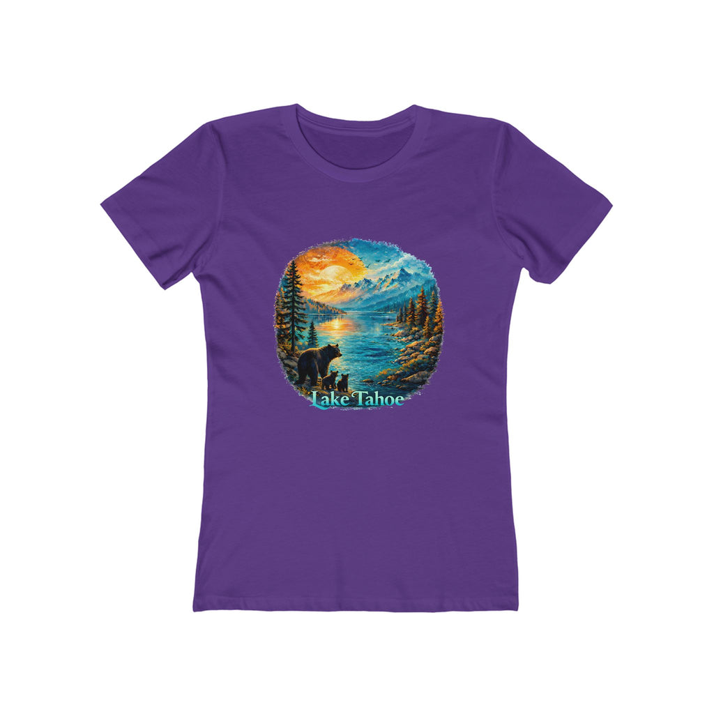 Lake Tahoe Scenic Tee — Women's Boyfriend-Style