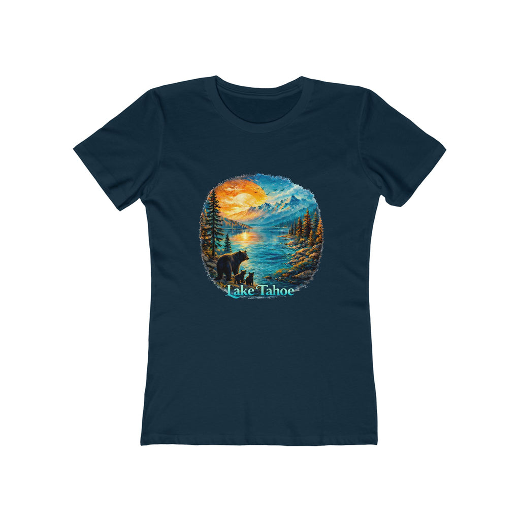 Lake Tahoe Scenic Tee — Women's Boyfriend-Style