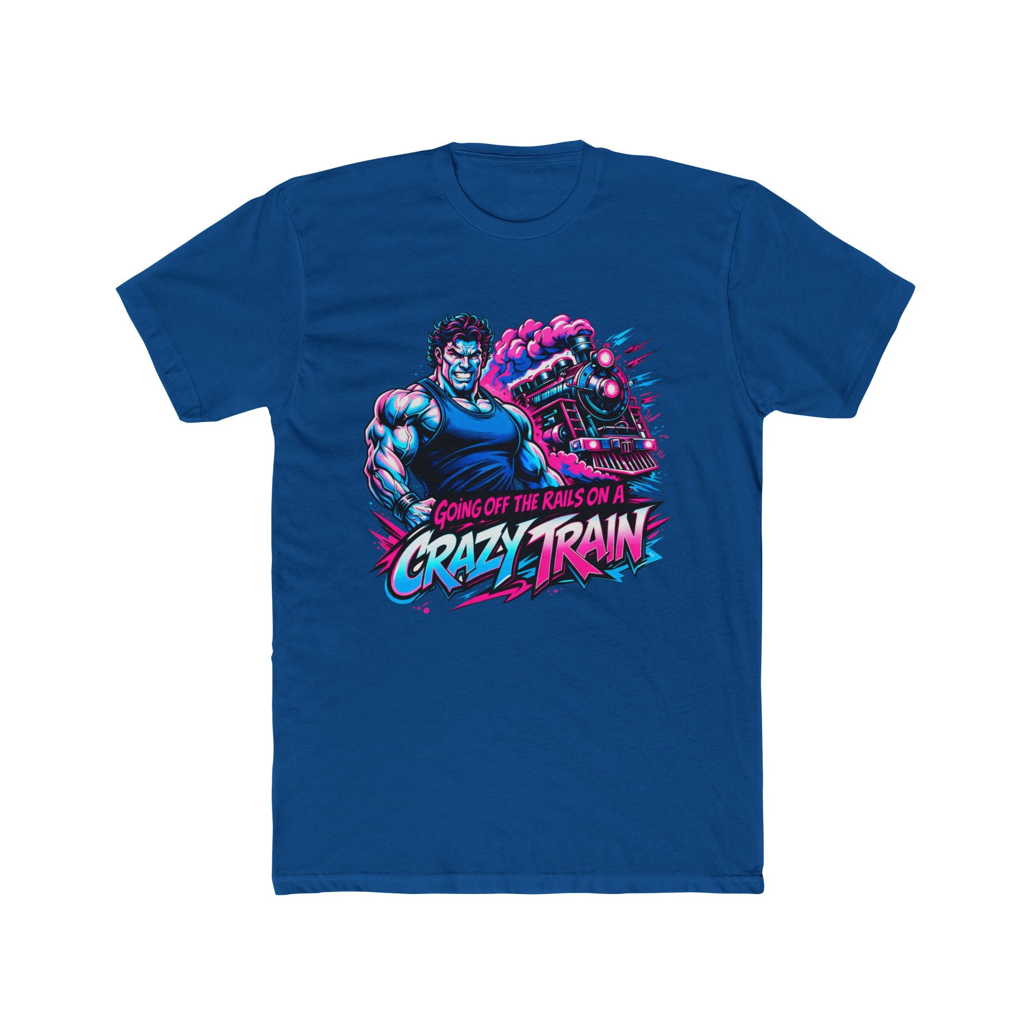 "Going Off The Rails" Retro Muscle Shirt