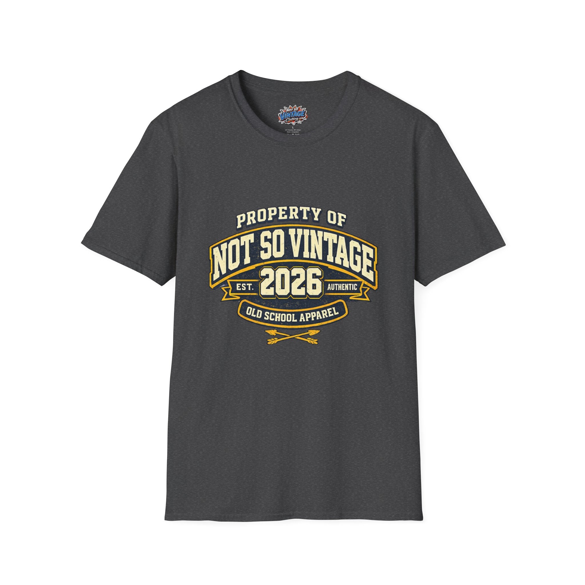 Retro 'Property of' Old School Apparel