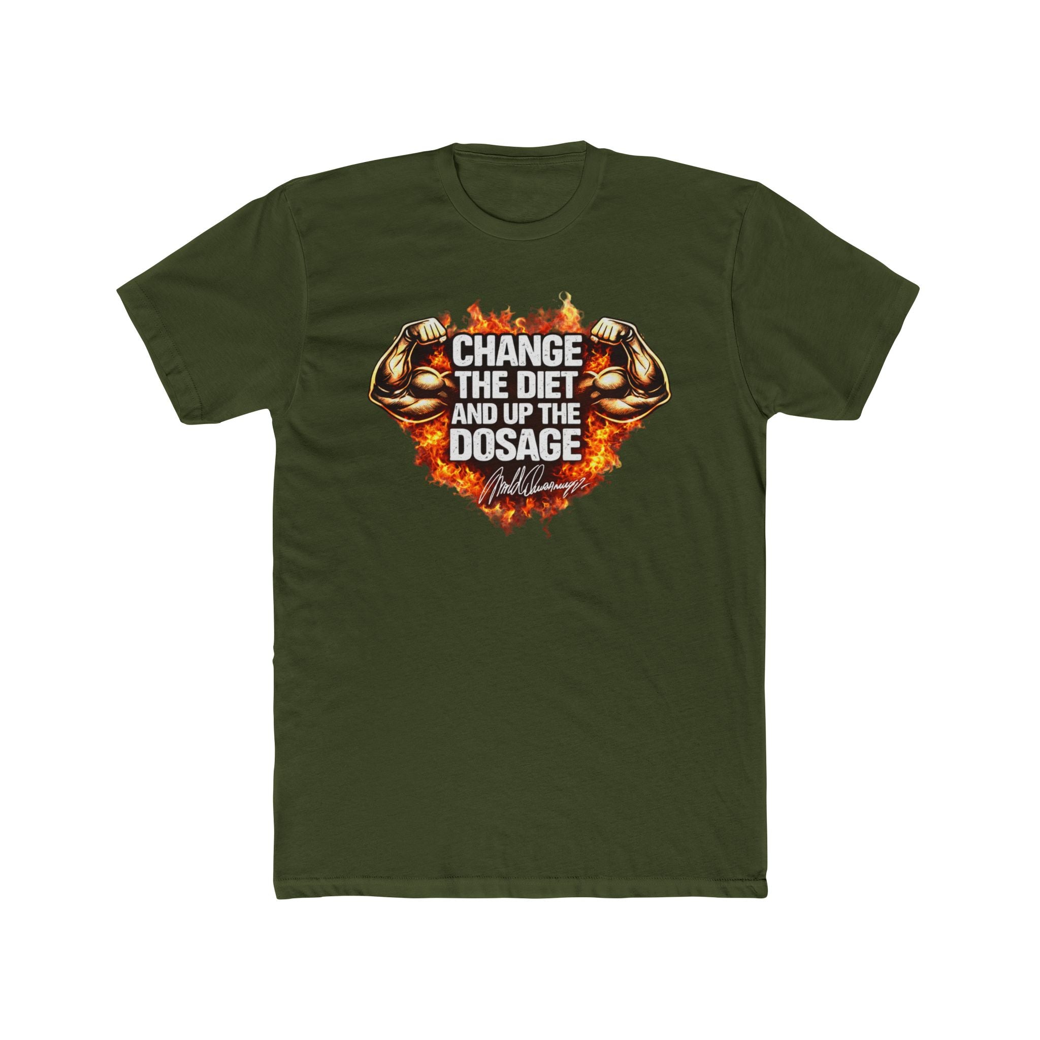 Change The Diet And Up The Dosage (FIRE) Muscle T-Shirt