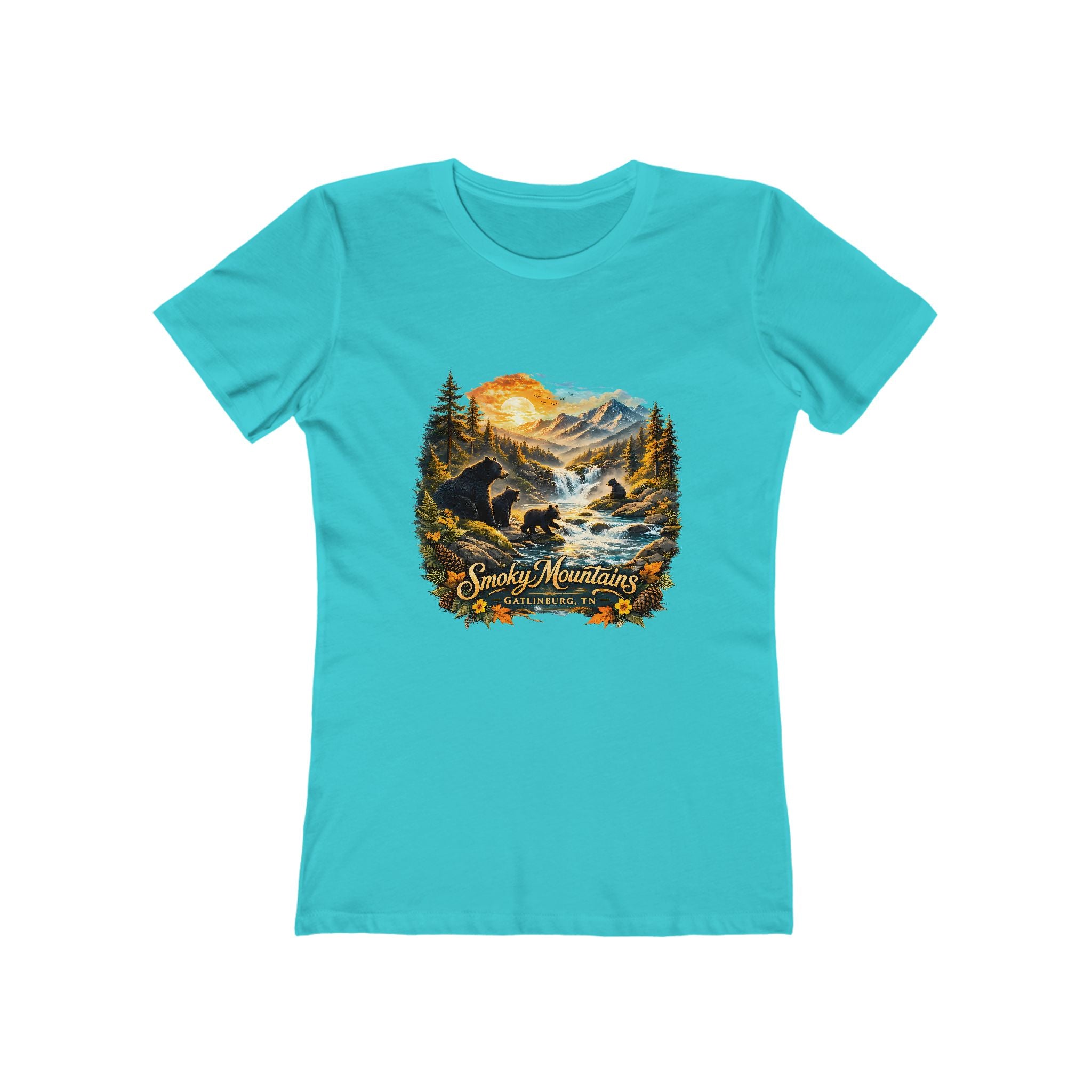 Smoky Mountains Scenic — Women's Boyfriend Tee