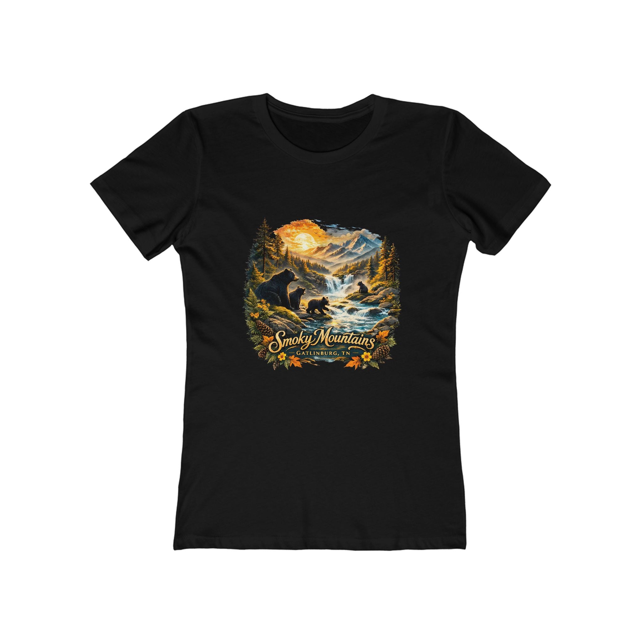 Smoky Mountains Scenic — Women's Boyfriend Tee