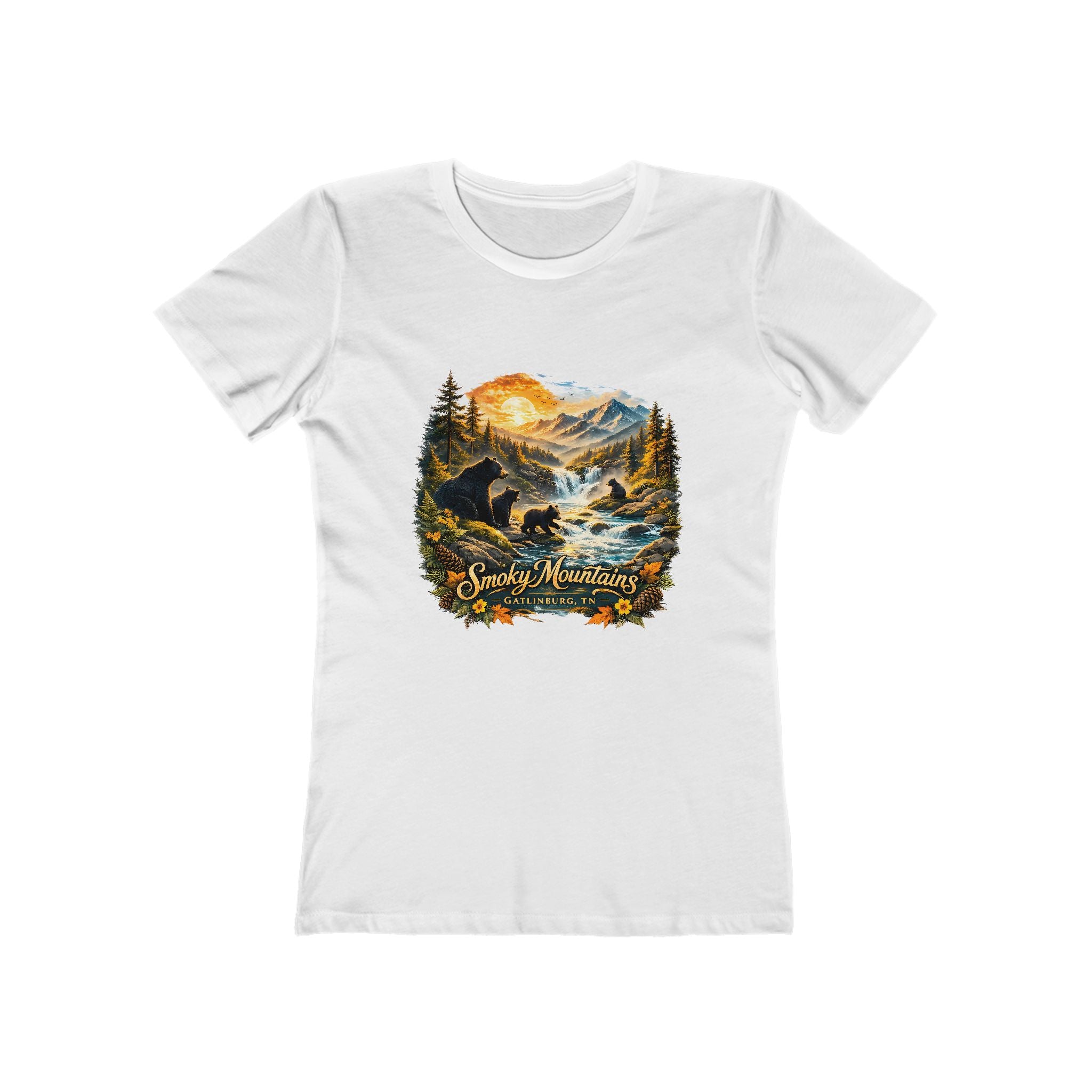 Smoky Mountains Scenic — Women's Boyfriend Tee