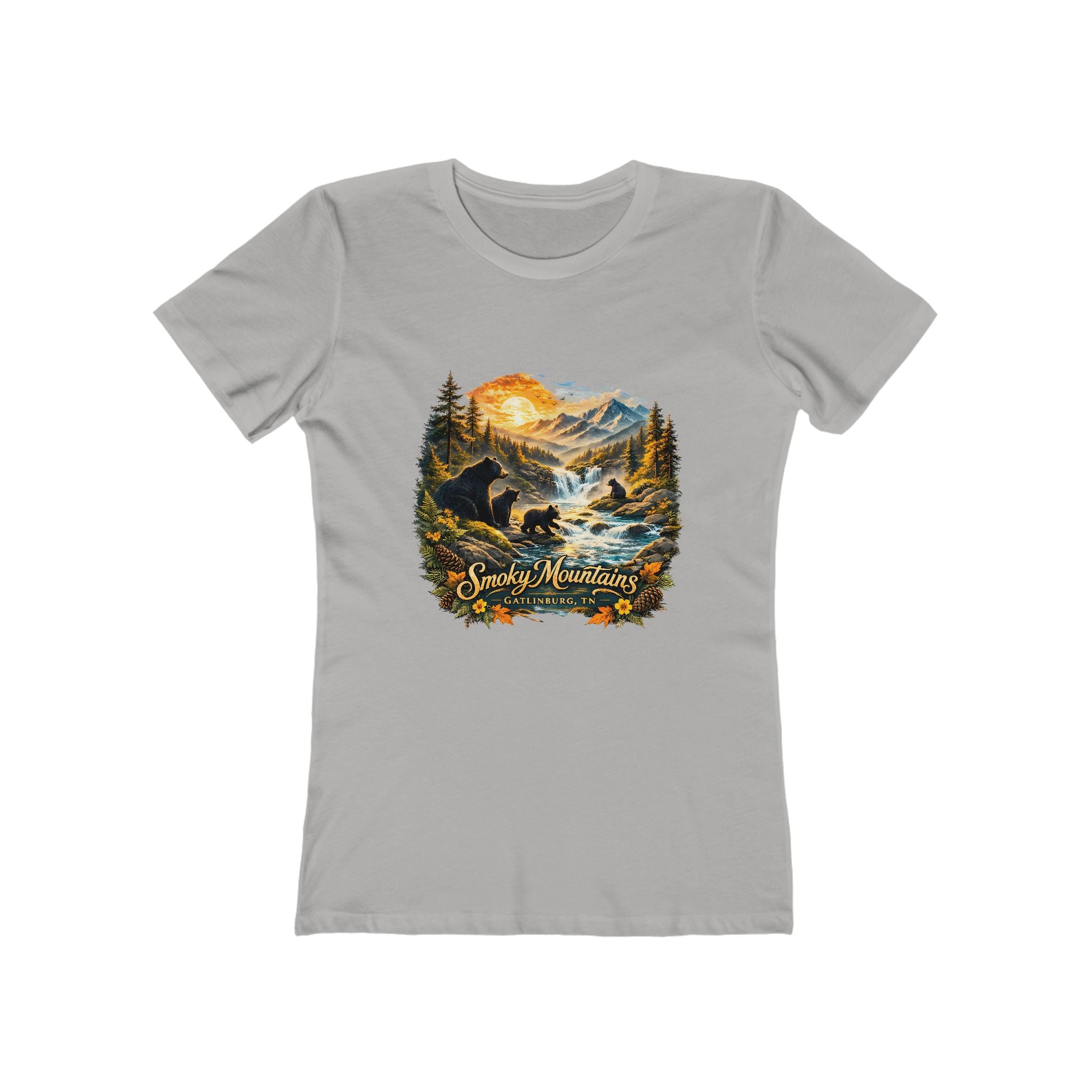 Smoky Mountains Scenic — Women's Boyfriend Tee