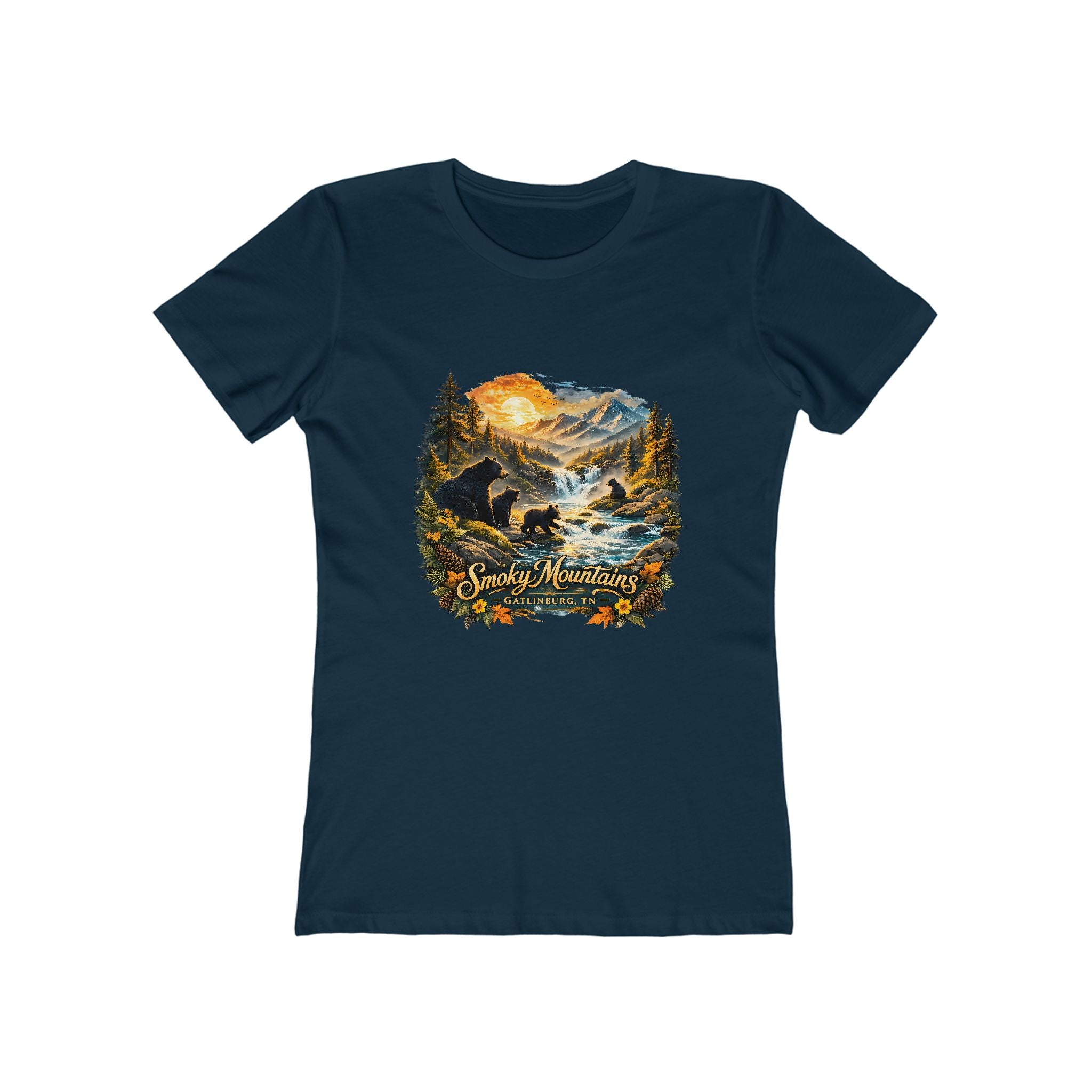 Smoky Mountains Scenic — Women's Boyfriend Tee