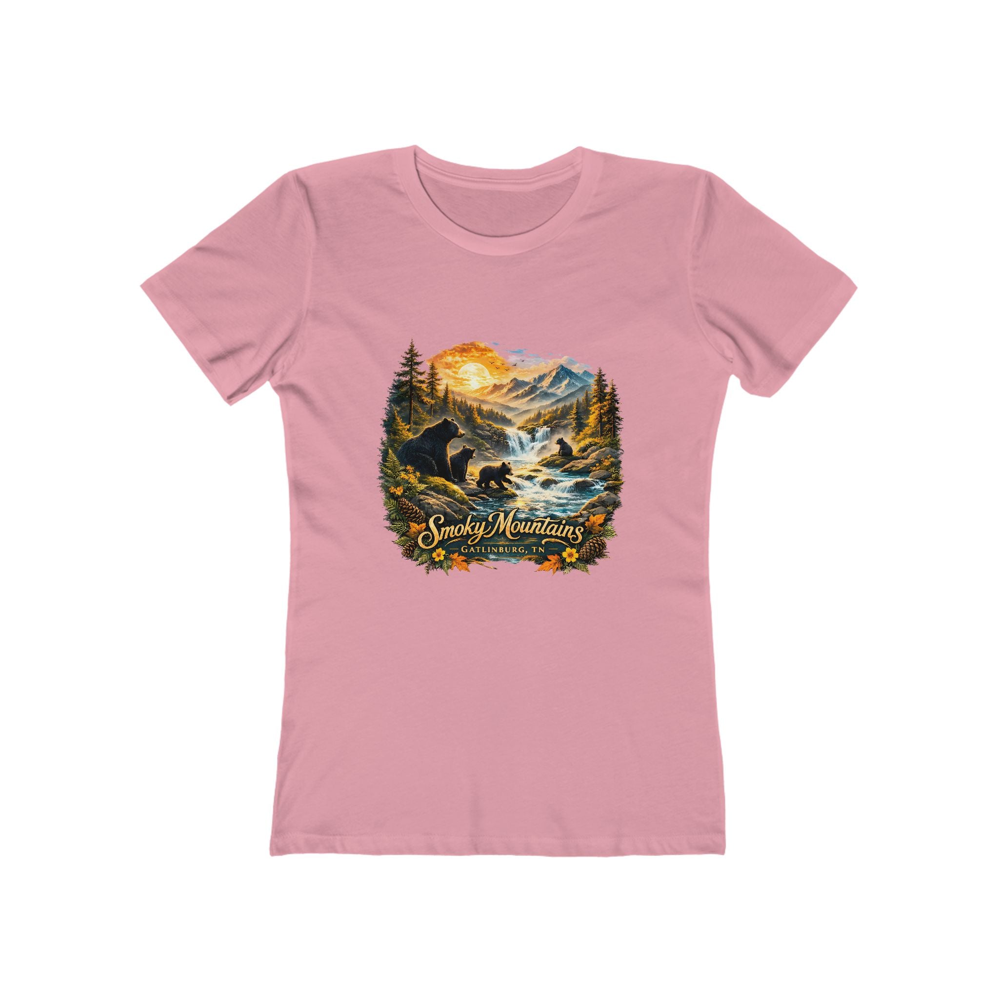 Smoky Mountains Scenic — Women's Boyfriend Tee