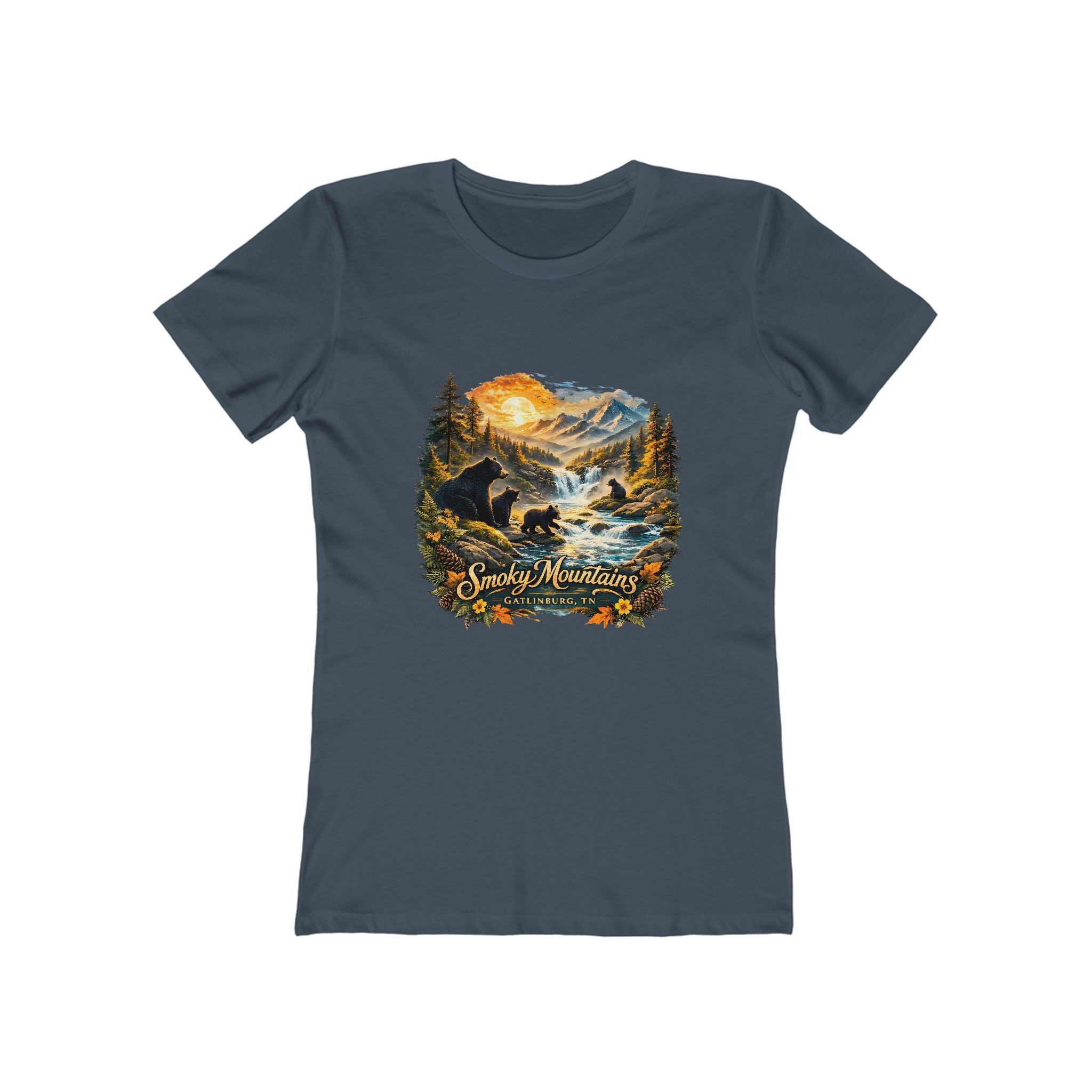 Smoky Mountains Scenic — Women's Boyfriend Tee