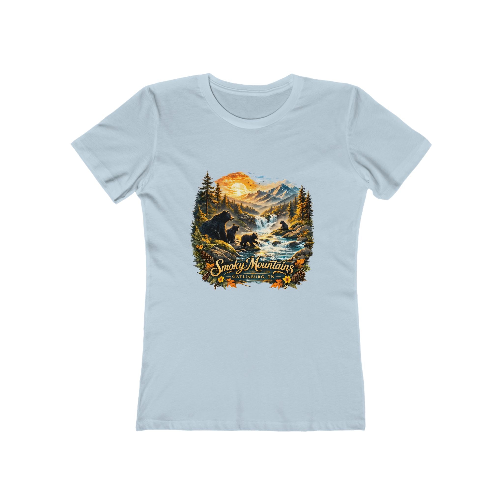 Smoky Mountains Scenic — Women's Boyfriend Tee