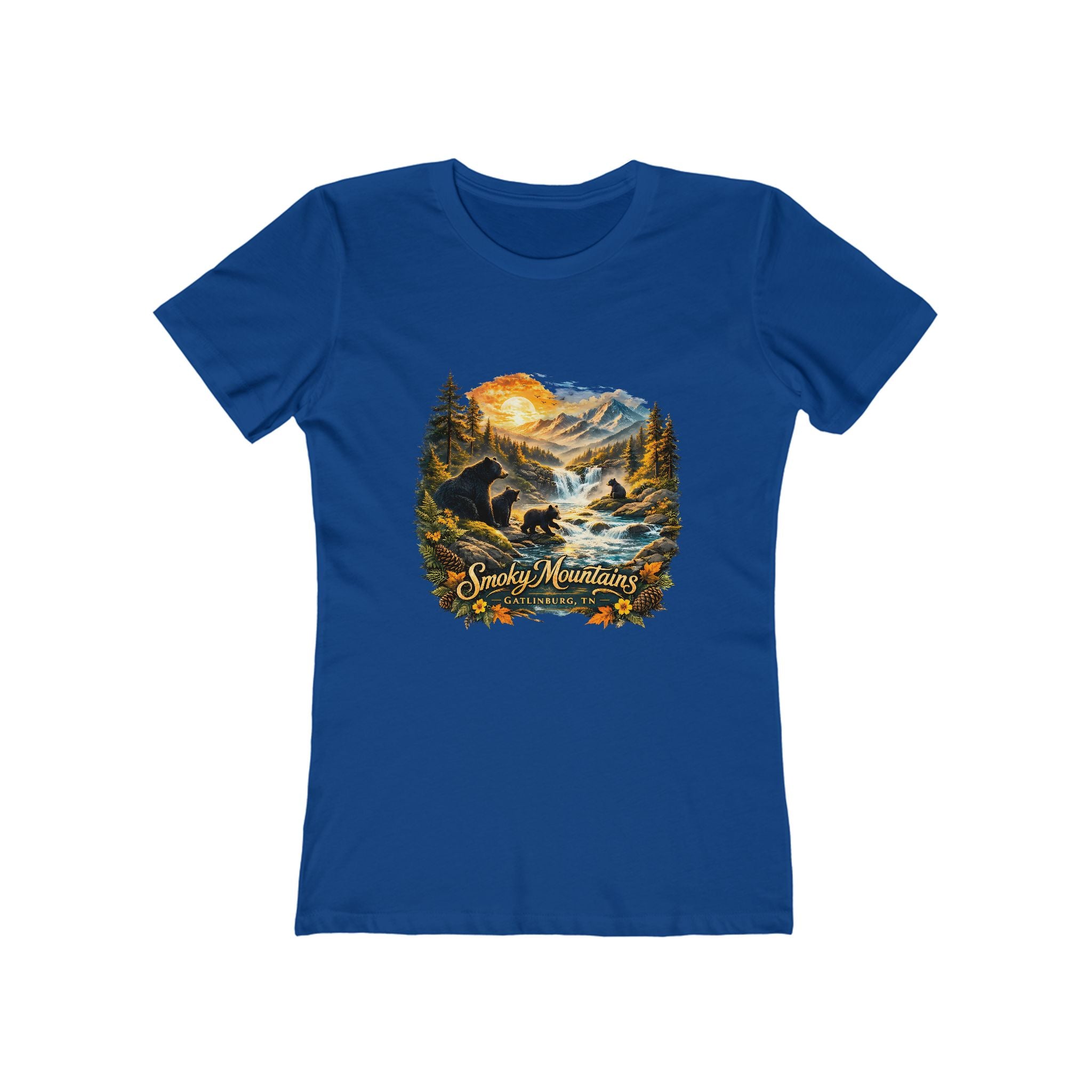 Smoky Mountains Scenic — Women's Boyfriend Tee