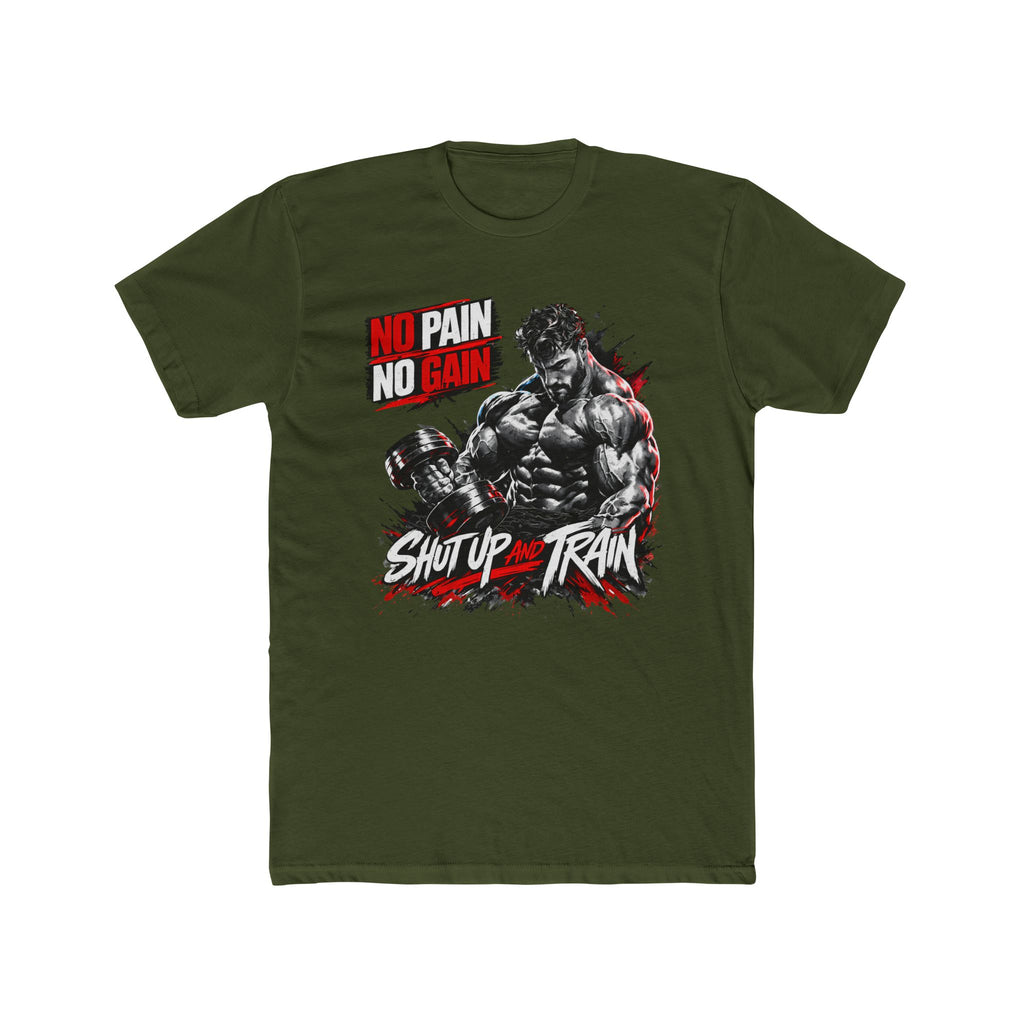 No Pain No Gain "Shut Up and Train" Gym T-Shirt