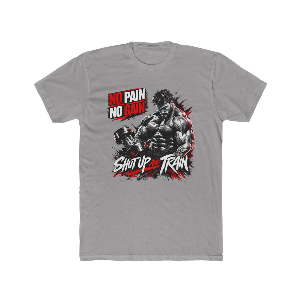 No Pain No Gain "Shut Up and Train" Gym T-Shirt