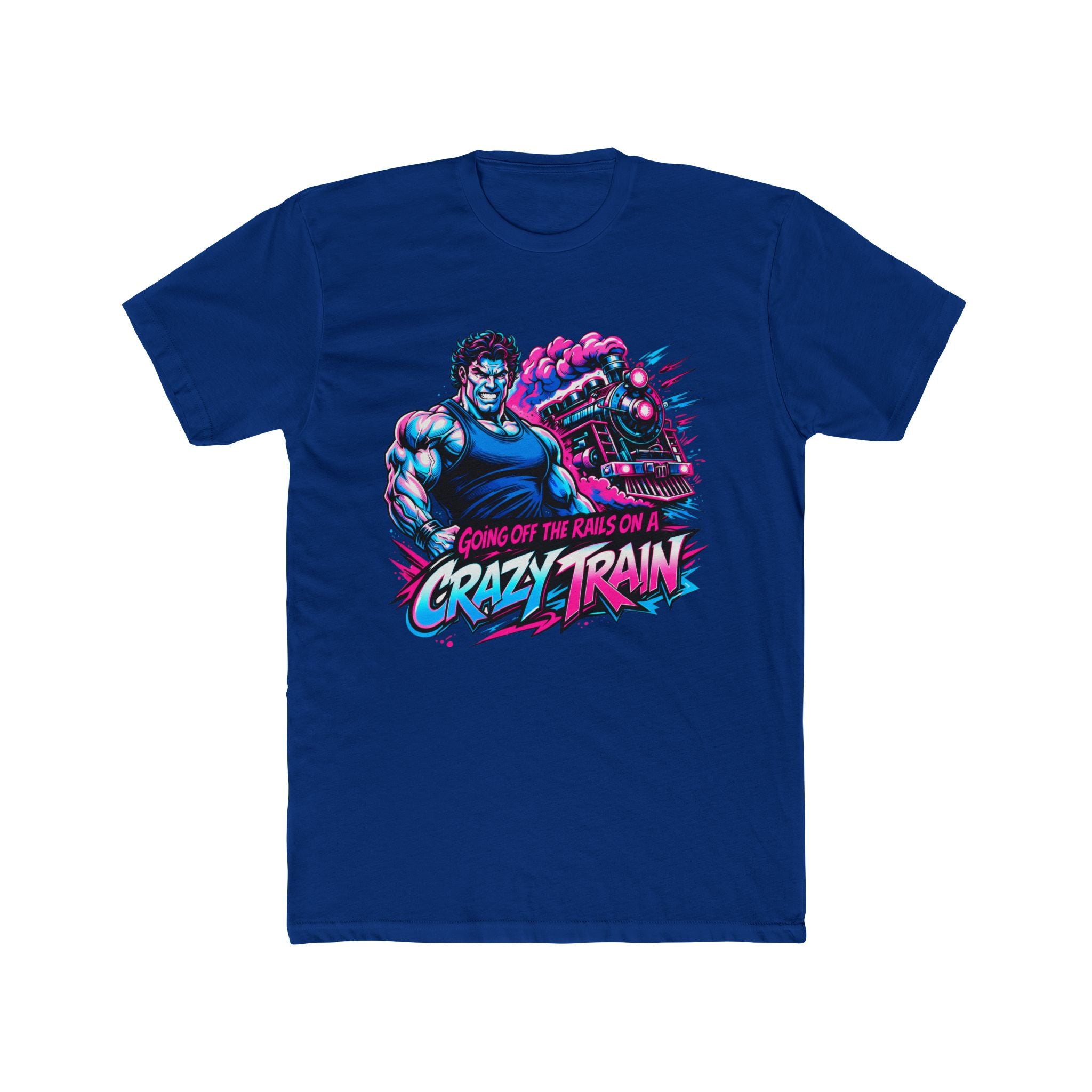 "Going Off The Rails" Retro Muscle Shirt