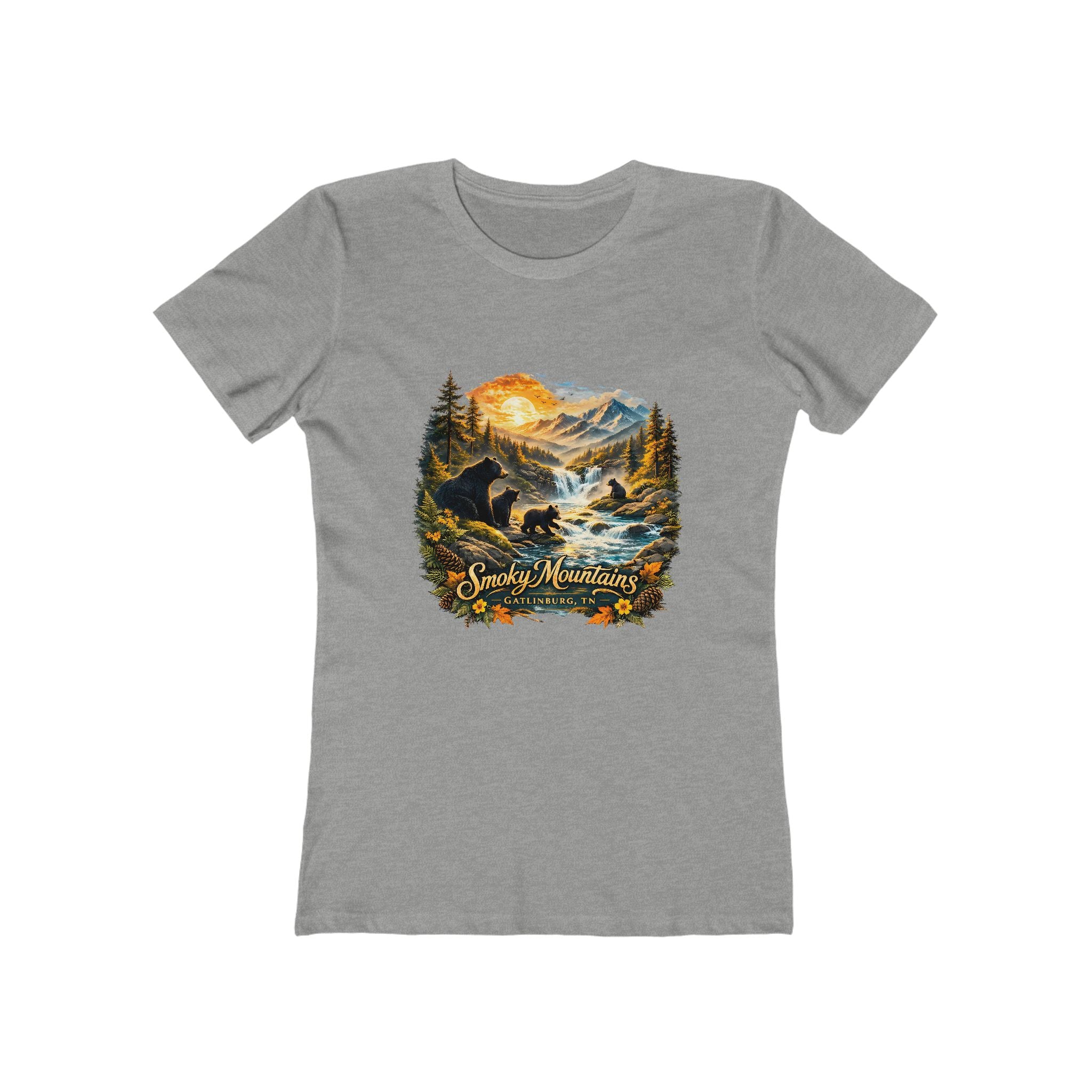 Smoky Mountains Scenic — Women's Boyfriend Tee