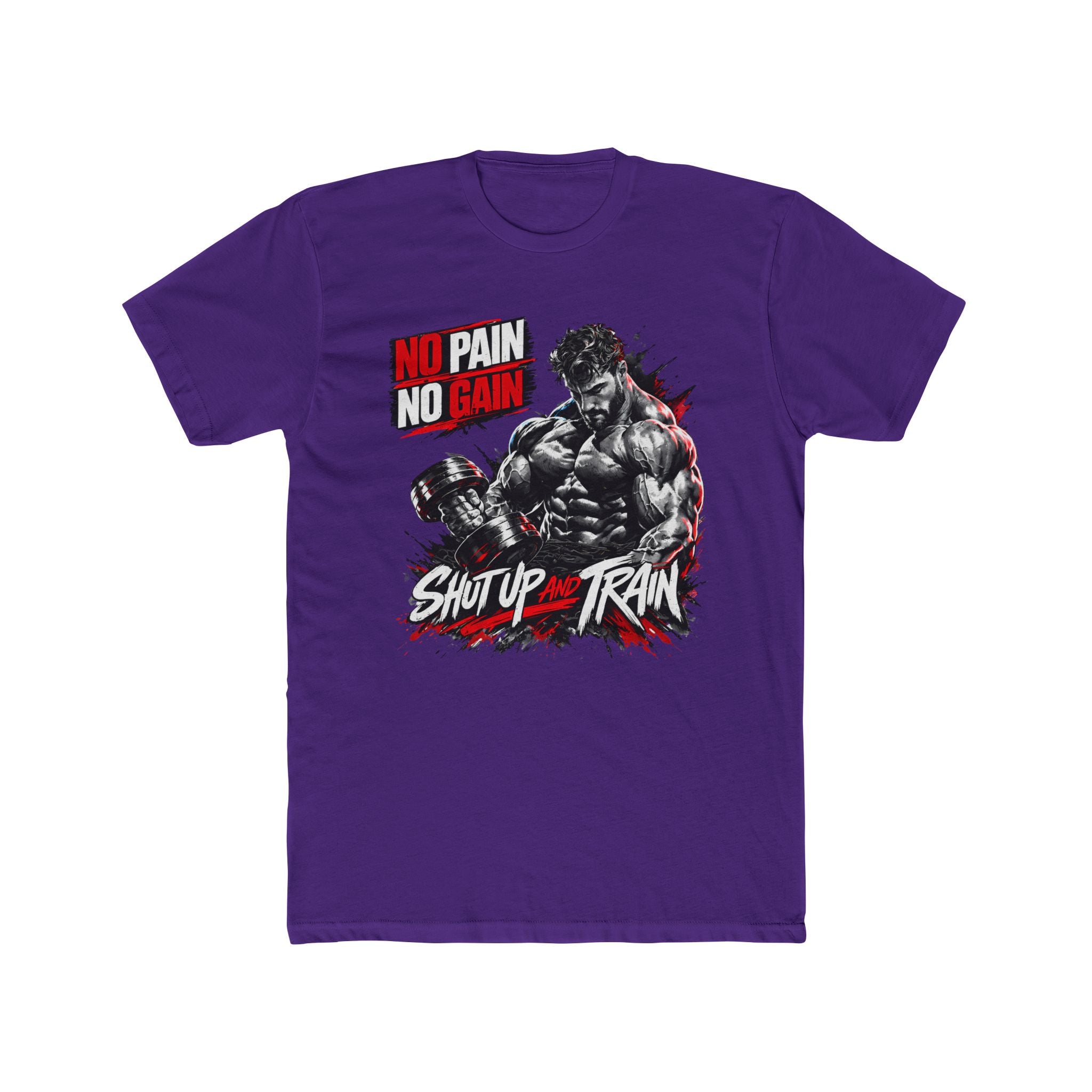No Pain No Gain "Shut Up and Train" Gym T-Shirt