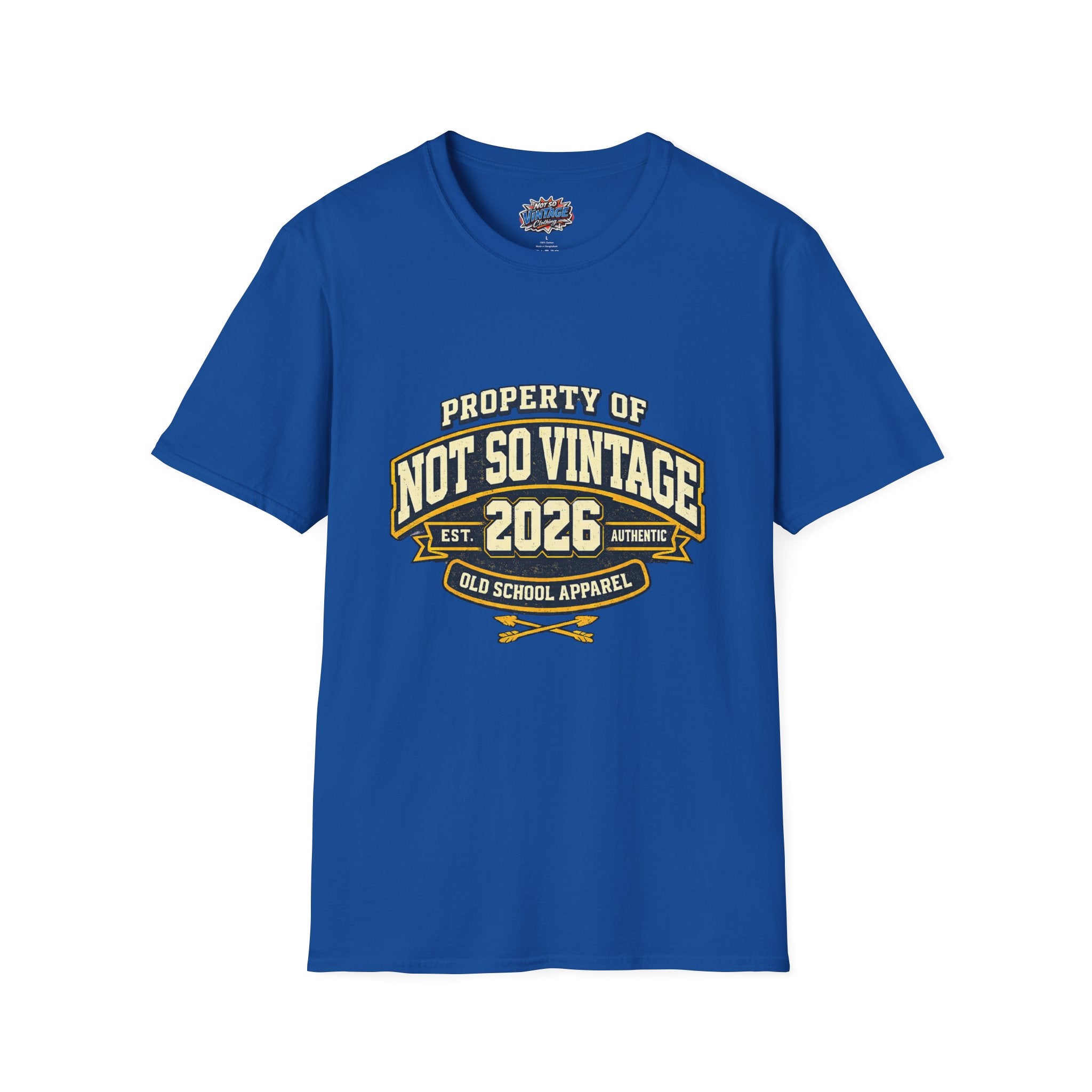 Retro 'Property of' Old School Apparel