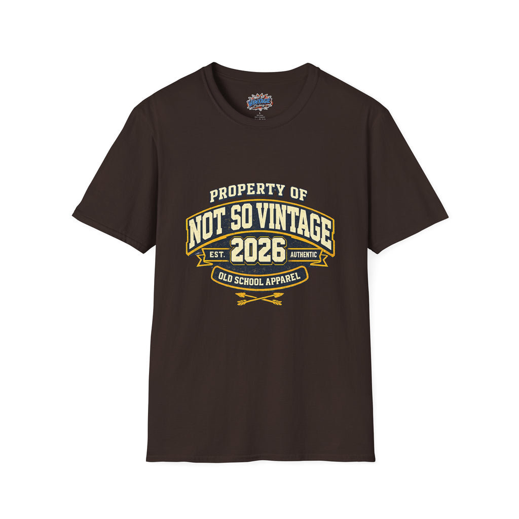 Retro 'Property of' Old School Apparel