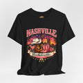 Nashville Bachelorette Tee — Country Guitar & Cowboy Hat Party Shirt