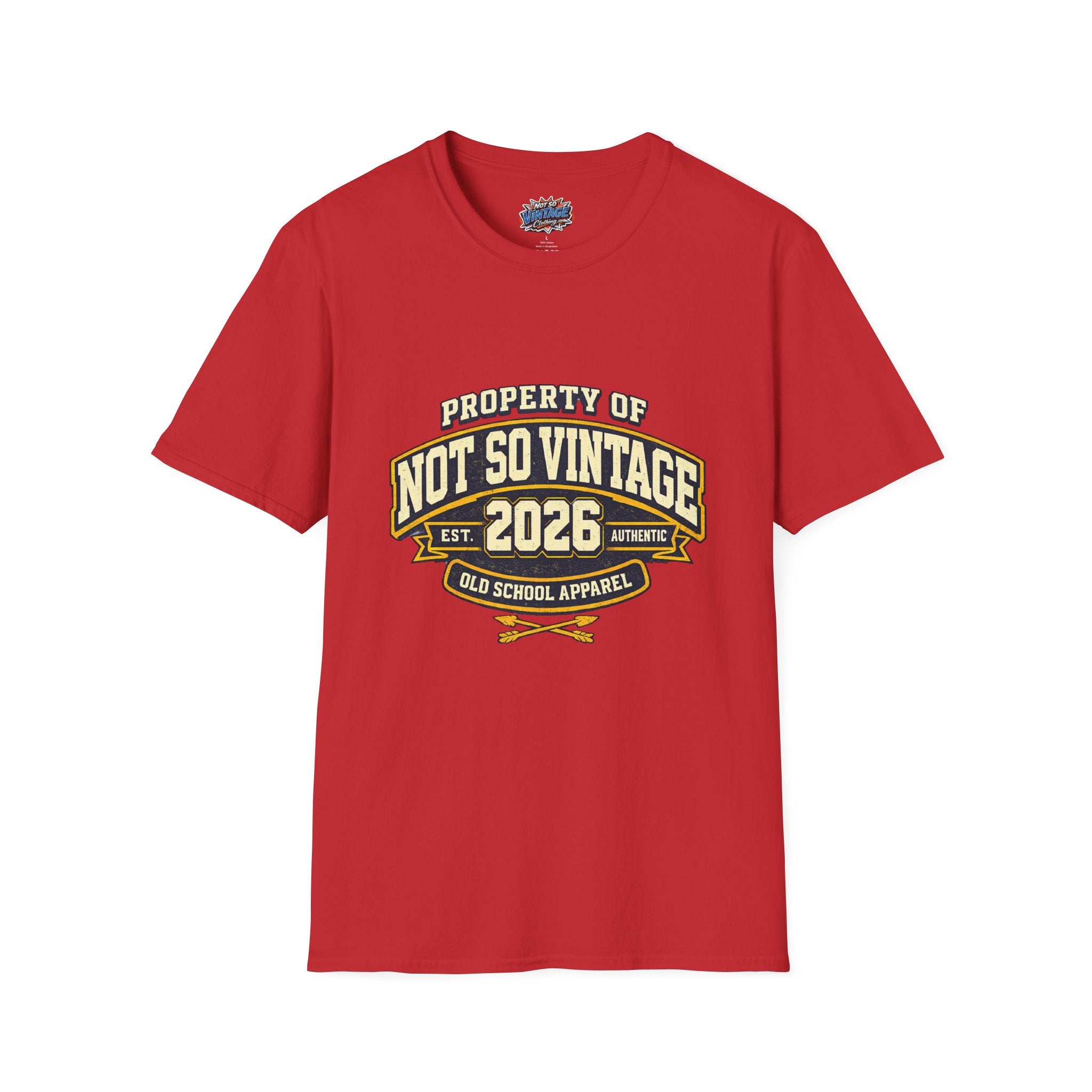 Retro 'Property of' Old School Apparel