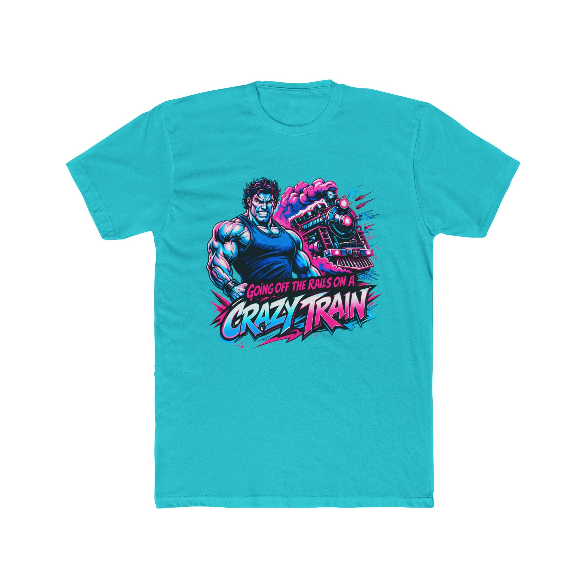 "Going Off The Rails" Retro Muscle Shirt