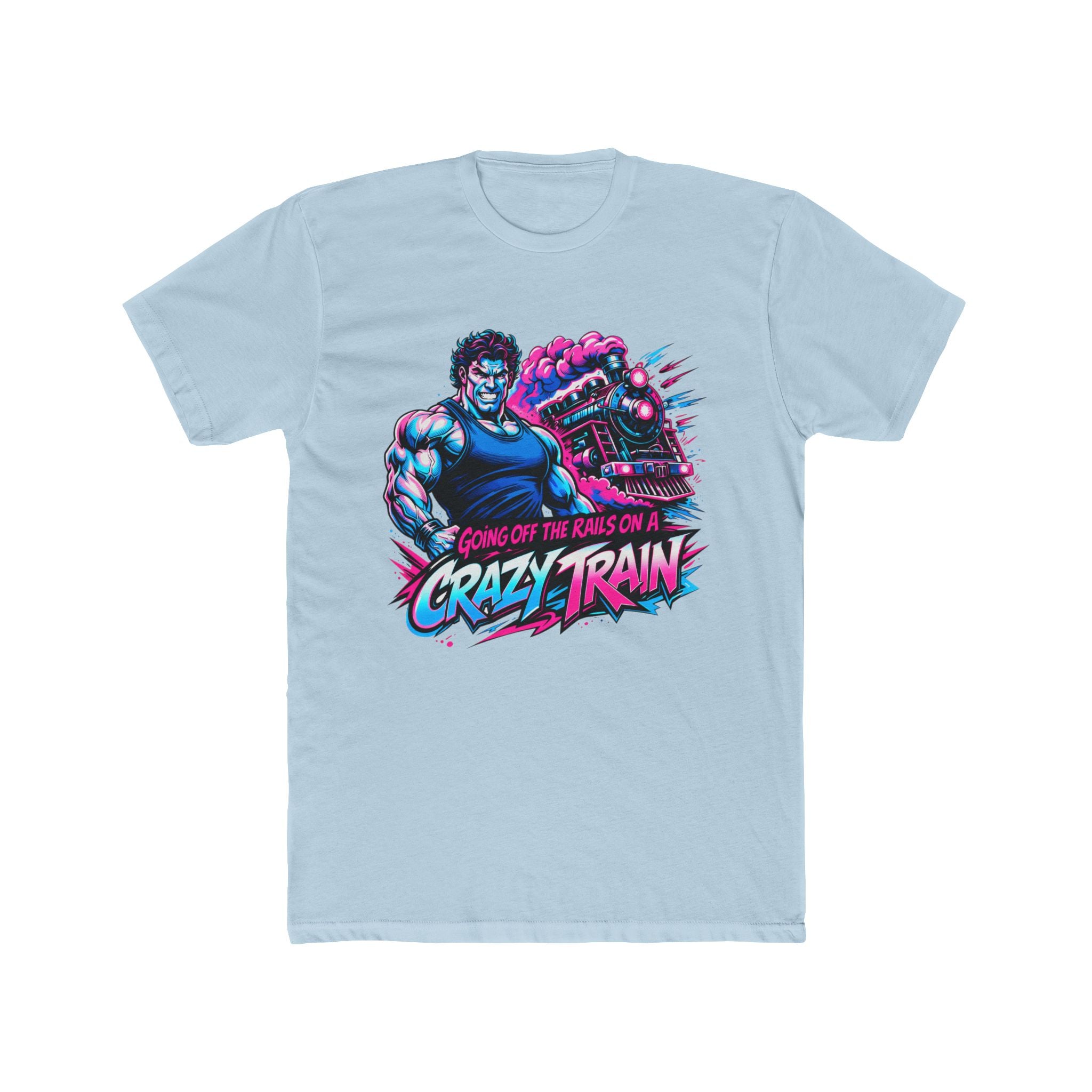 "Going Off The Rails" Retro Muscle Shirt
