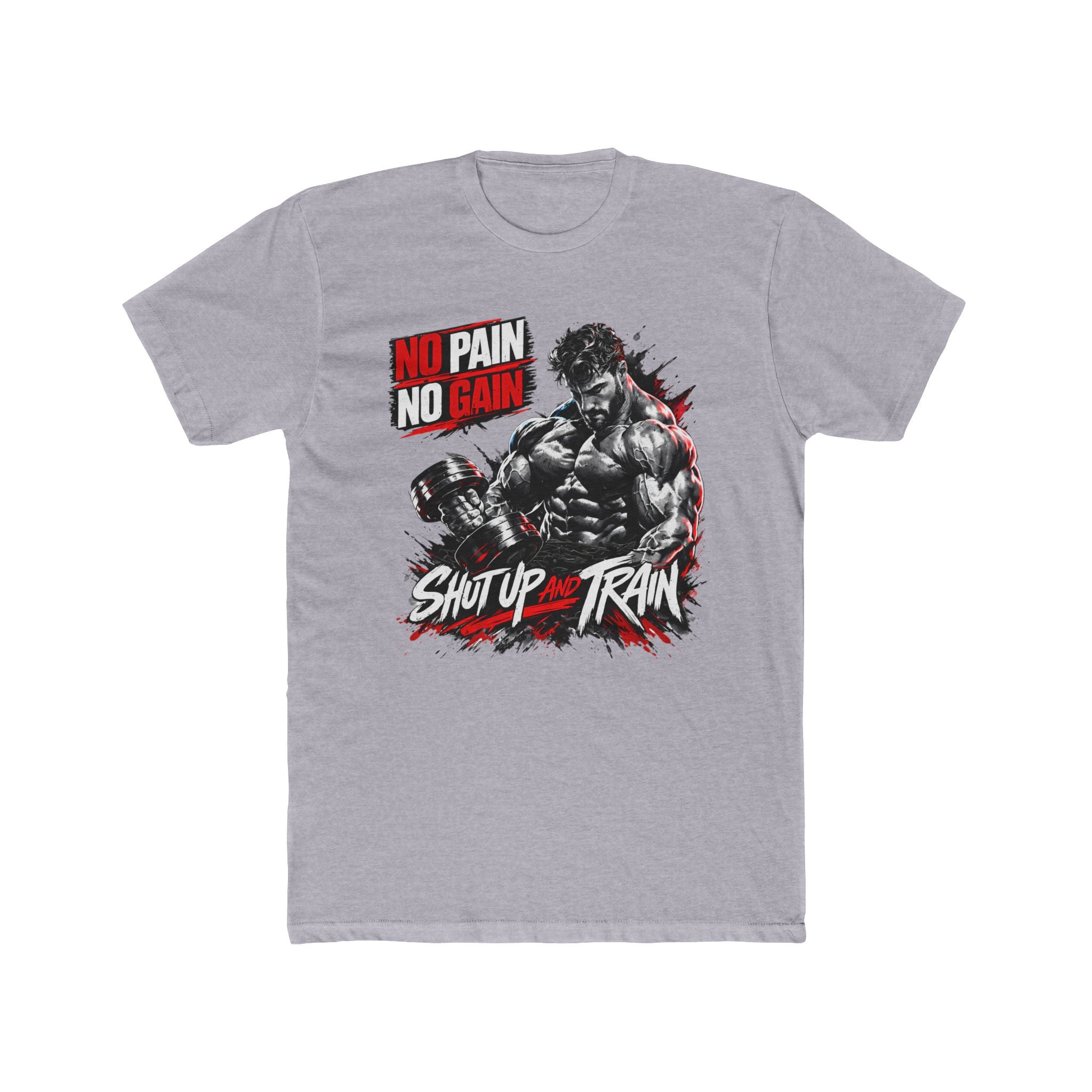 No Pain No Gain "Shut Up and Train" Gym T-Shirt