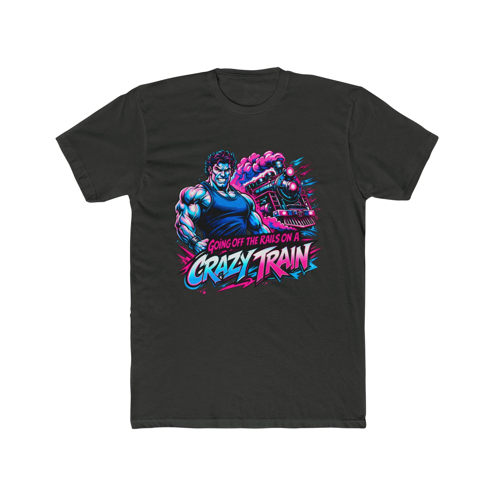 "Going Off The Rails" Retro Muscle Shirt