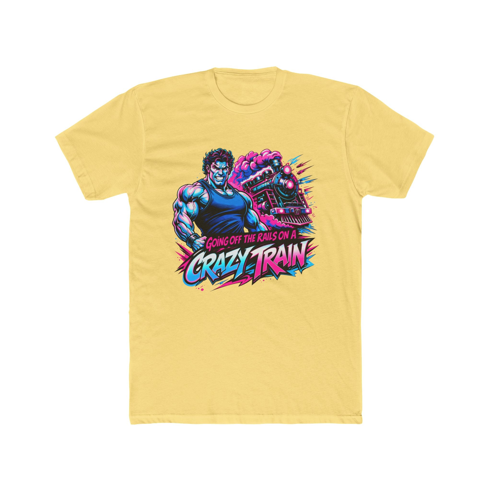 "Going Off The Rails" Retro Muscle Shirt